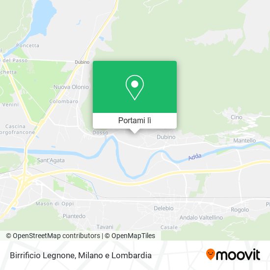 Mappa Birrificio Legnone