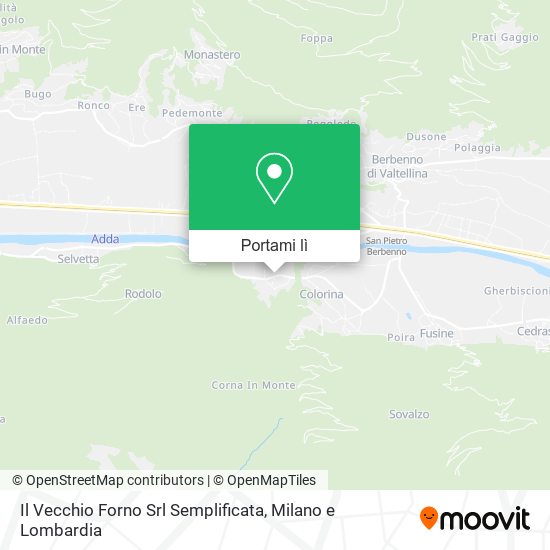 Mappa Il Vecchio Forno Srl Semplificata