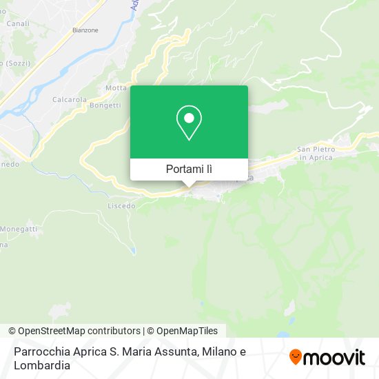 Mappa Parrocchia Aprica S. Maria Assunta