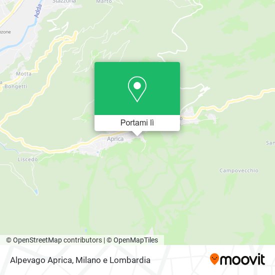 Mappa Alpevago Aprica