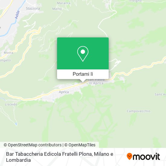 Mappa Bar Tabaccheria Edicola Fratelli Plona