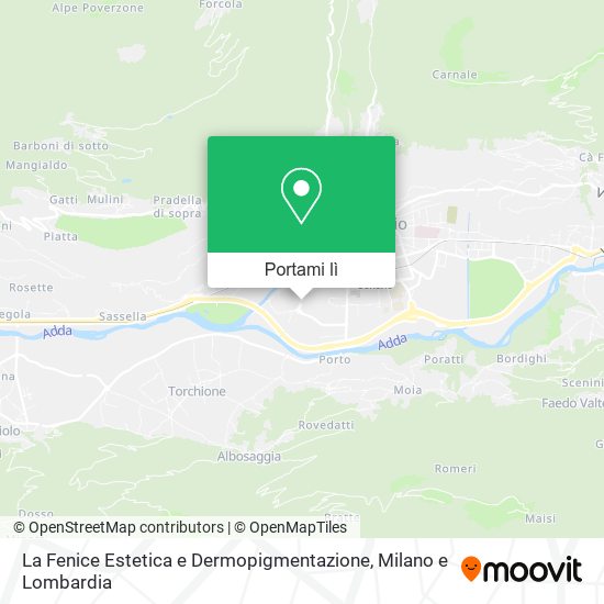 Mappa La Fenice Estetica e Dermopigmentazione