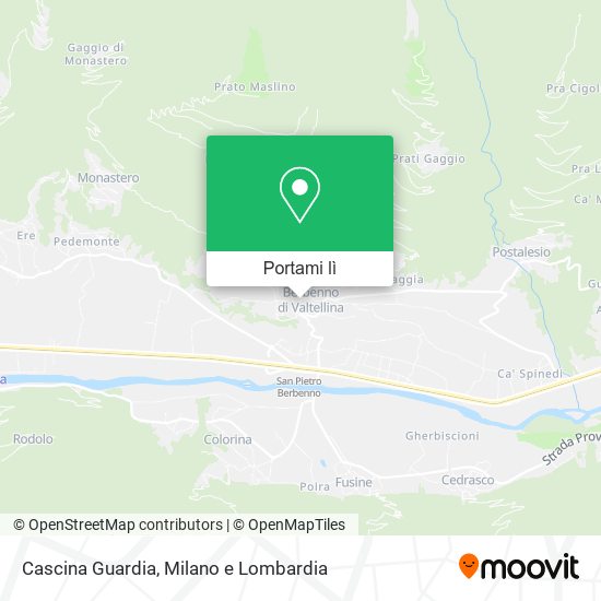 Mappa Cascina Guardia