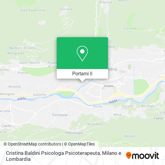 Mappa Cristina Baldini Psicologa Psicoterapeuta