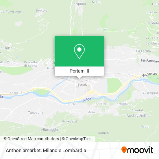Mappa Anthoniamarket