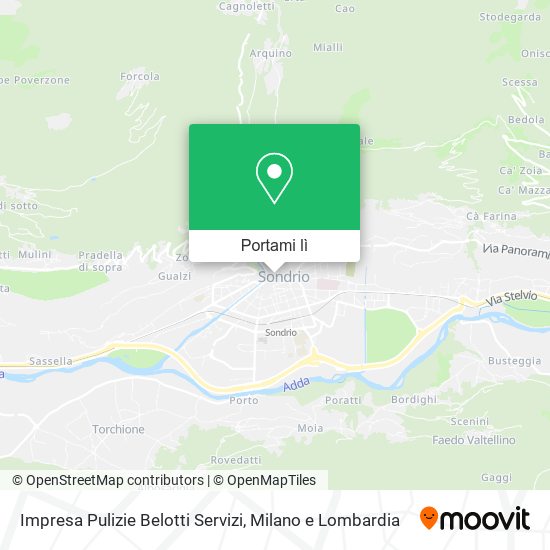 Mappa Impresa Pulizie Belotti Servizi