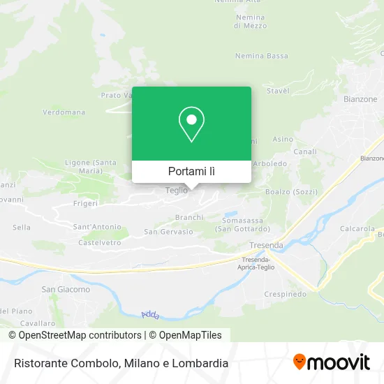 Mappa Ristorante Combolo