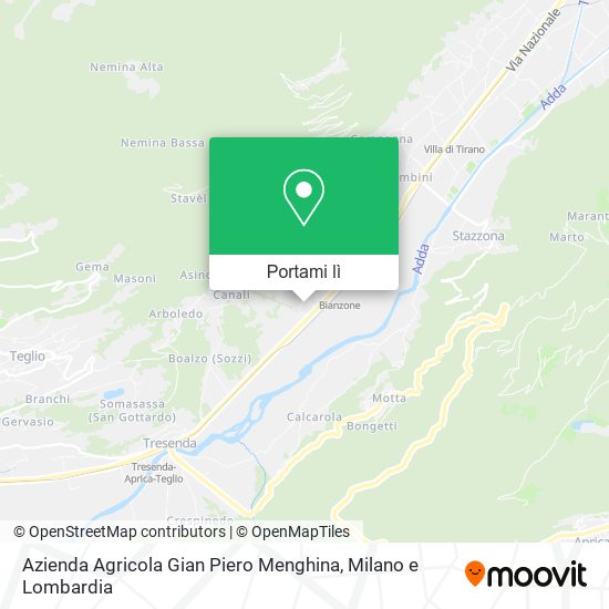 Mappa Azienda Agricola Gian Piero Menghina