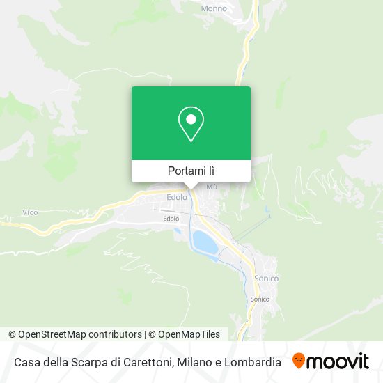 Mappa Casa della Scarpa di Carettoni