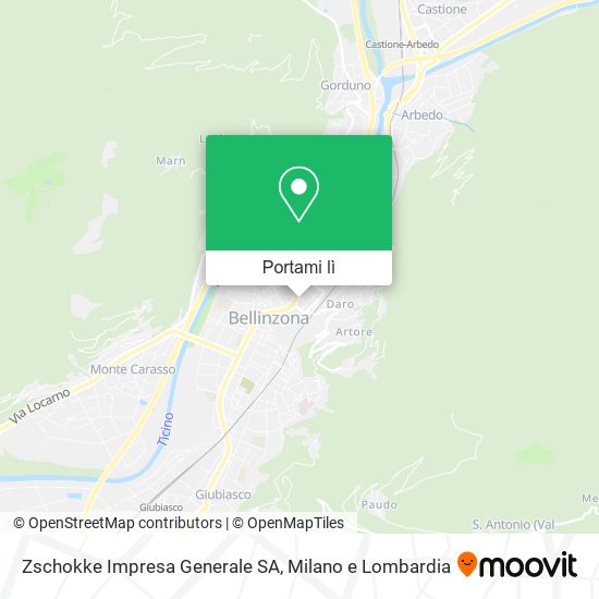Mappa Zschokke Impresa Generale SA
