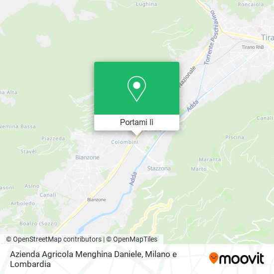 Mappa Azienda Agricola Menghina Daniele