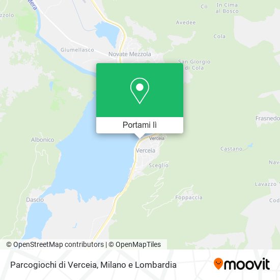 Mappa Parcogiochi di Verceia