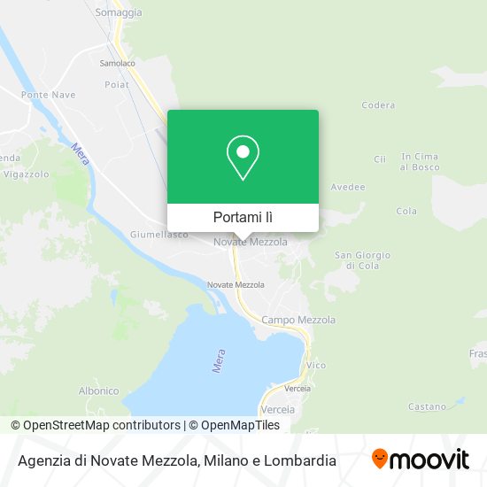 Mappa Agenzia di Novate Mezzola