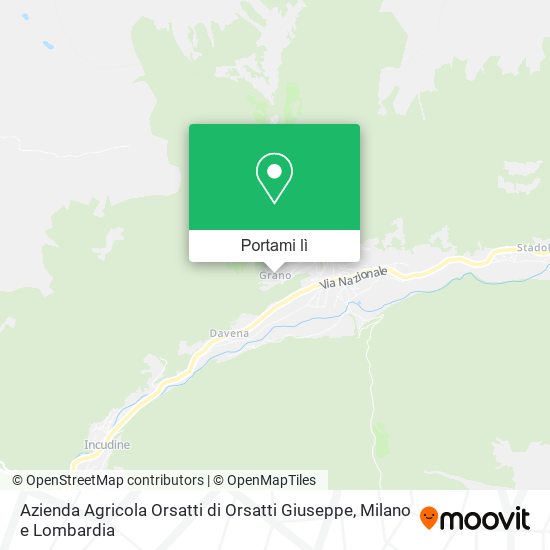 Mappa Azienda Agricola Orsatti di Orsatti Giuseppe