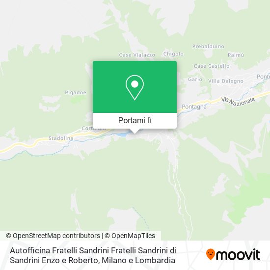 Mappa Autofficina Fratelli Sandrini Fratelli Sandrini di Sandrini Enzo e Roberto