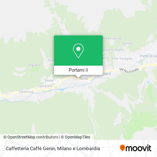 Mappa Caffetteria Caffé Genin