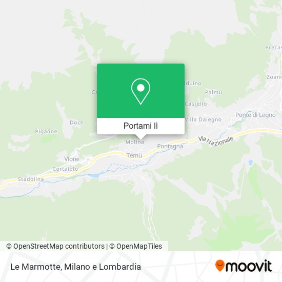 Mappa Le Marmotte