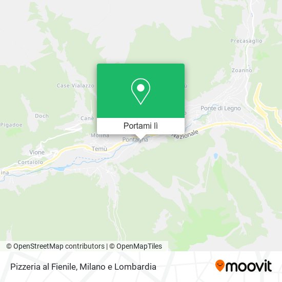 Mappa Pizzeria al Fienile