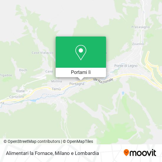 Mappa Alimentari la Fornace
