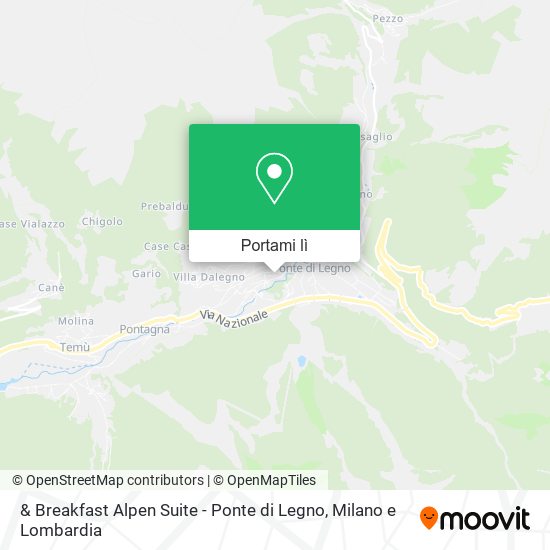 Mappa & Breakfast Alpen Suite - Ponte di Legno
