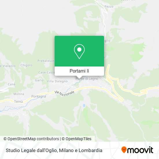 Mappa Studio Legale dall'Oglio