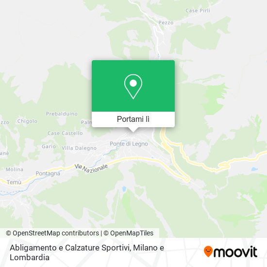 Mappa Abligamento e Calzature Sportivi