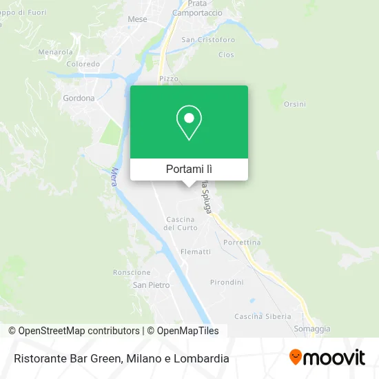 Mappa Ristorante Bar Green