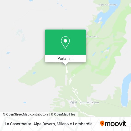 Mappa La Casermetta- Alpe Devero