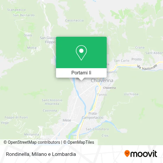 Mappa Rondinella