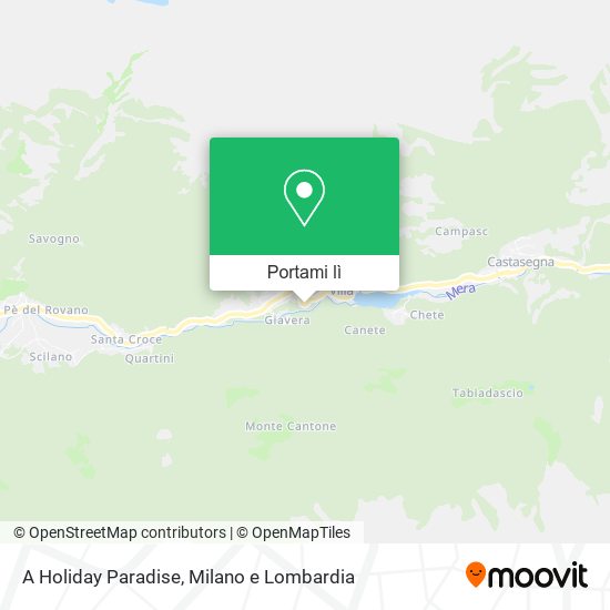 Mappa A Holiday Paradise