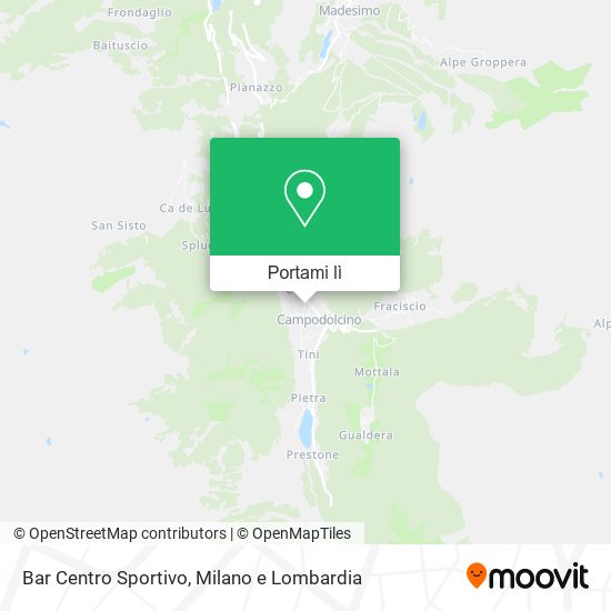 Mappa Bar Centro Sportivo