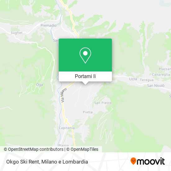 Mappa Okgo Ski Rent