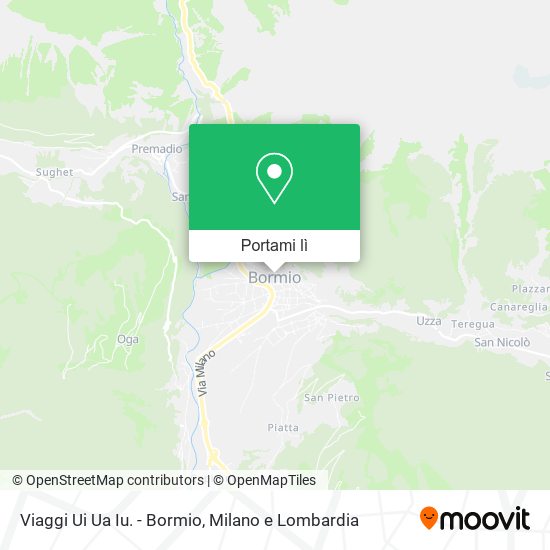 Mappa Viaggi Ui Ua Iu. - Bormio