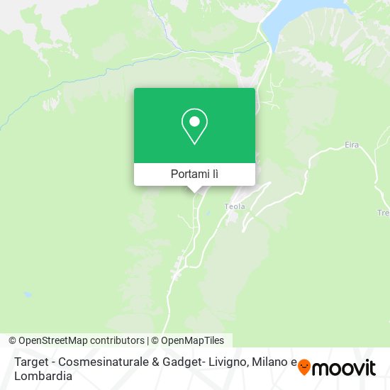 Mappa Target - Cosmesinaturale & Gadget- Livigno