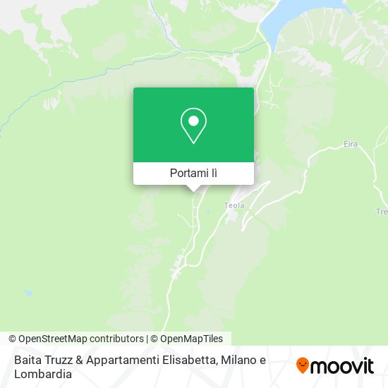 Mappa Baita Truzz & Appartamenti Elisabetta