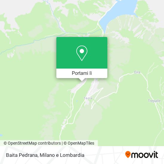 Mappa Baita Pedrana