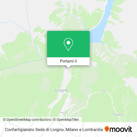 Mappa Confartigianato Sede di Livigno
