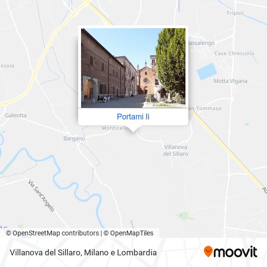 Mappa Villanova del Sillaro