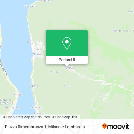 Mappa Piazza Rimembranza  1