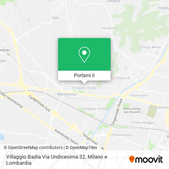 Mappa Villaggio Badia Via Undicesima  32