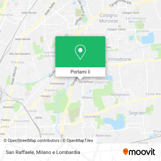 Mappa San Raffaele