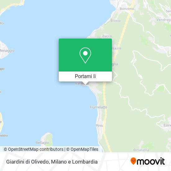 Mappa Giardini di Olivedo