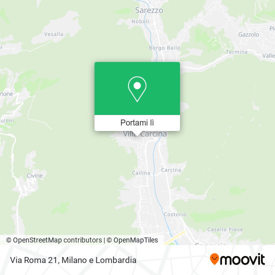 Mappa Via Roma  21