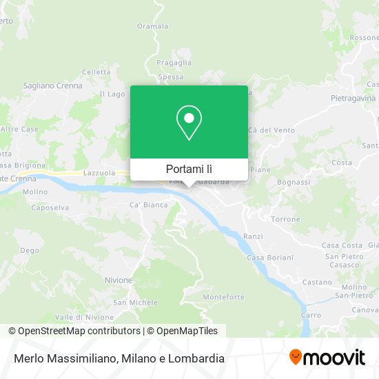 Mappa Merlo Massimiliano
