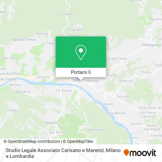 Mappa Studio Legale Associato Carisano e Marenzi