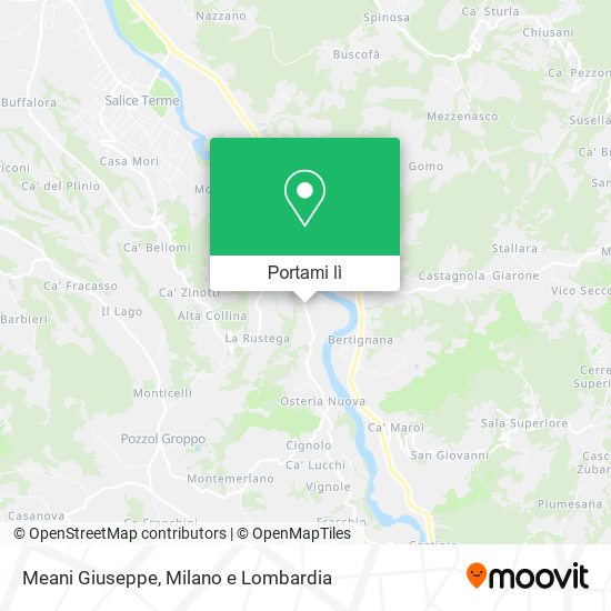 Mappa Meani Giuseppe
