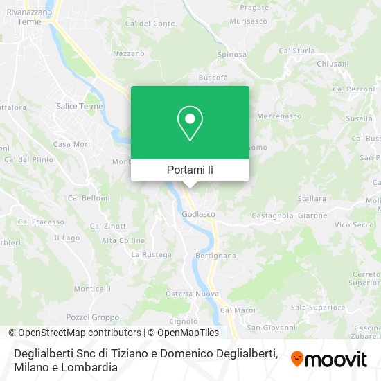 Mappa Deglialberti Snc di Tiziano e Domenico Deglialberti