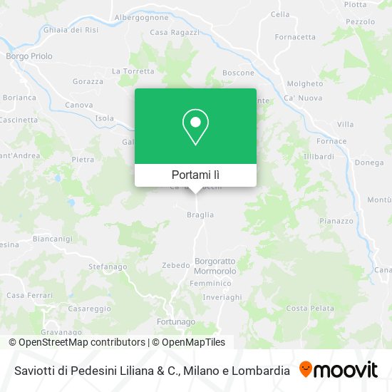 Mappa Saviotti di Pedesini Liliana & C.