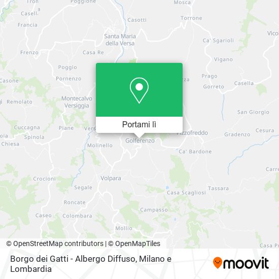 Mappa Borgo dei Gatti - Albergo Diffuso