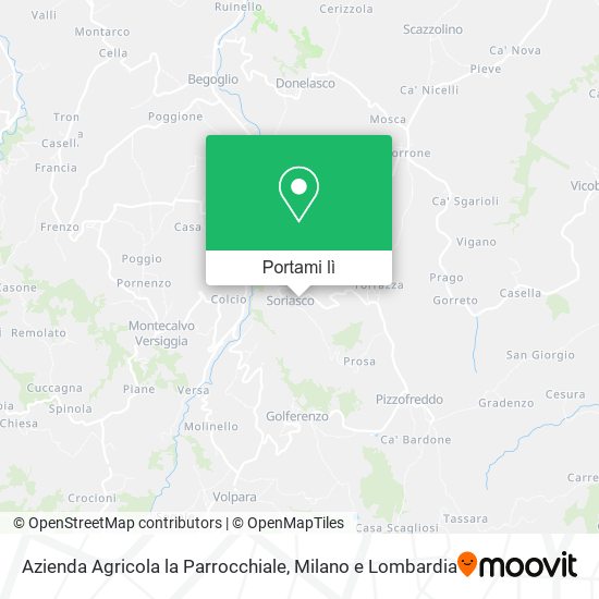 Mappa Azienda Agricola la Parrocchiale